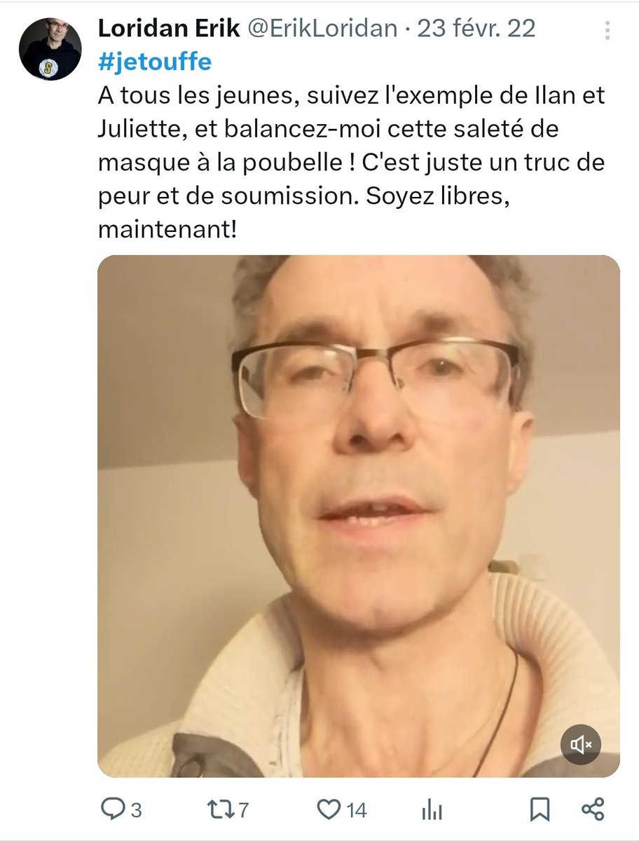 antifouchiste's tweet photo. @princech1904 @Ilangabet Ilan chez Morillot, Ilan chez Soral, Ilan chez France Soir...
Entre deux interviews sur les blogs d'extrême droite, celui qui est alors l'enfant star des conspifaf est à l'initiative avec son collectif EMLU du #JETOUFFE https://t.co/6ndUifTXPQ