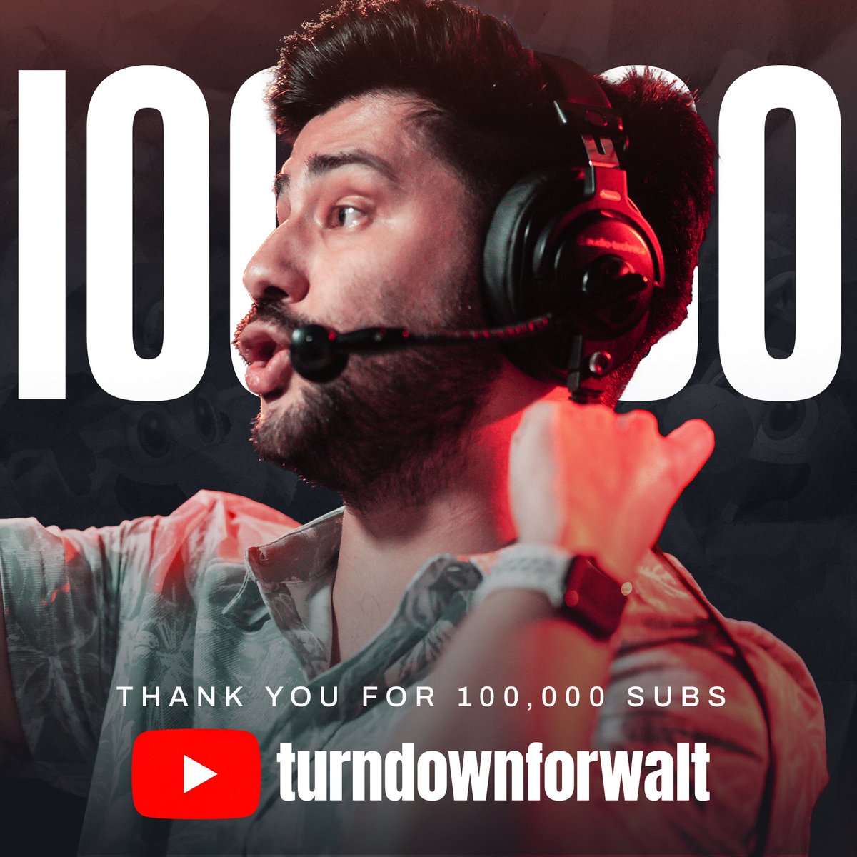 When I first started YouTube, I just wanted to share in my love for Smash and tell the stories of people who I now consider dear friends. 100K was a goal, but I always thought it a pipe dream — something I would never achieve.

I’ve worked so hard for this. Thank you so, so much.