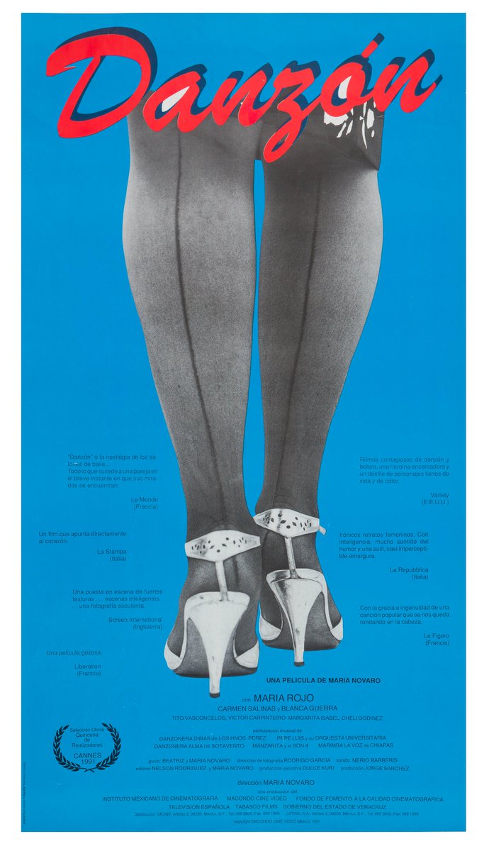 ¡Hoy! -- Danzón de María Novaro (México, 1991) en <a href="/OaxacaCine/">OaxacaCine</a> Móvil 

¡Alegría sin fin! ¡Vengan! 

Taller Popular (Porfirio Díaz #413 centro) / entrada libre / donativo voluntario 

*Función <a href="/Imcine/">IMCINE</a> gracias al apoyo de #FOCINE