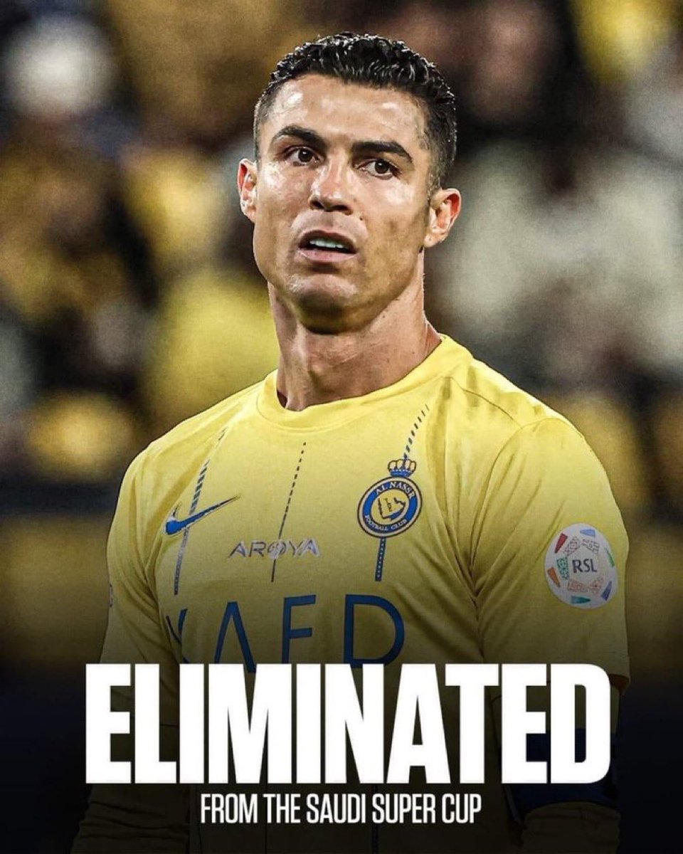 Loguito6's tweet photo. Supercoupe d’Arabie avant Ronaldo sans lui : 
2019: 🏆 Al-Nassr
2020: 🏆 Al-Nassr

Avec Ronaldo:
2022: ❌
2023: ❌
2024: ❌
😟😟 il a détruit encore un club https://t.co/X1doOjJGBe