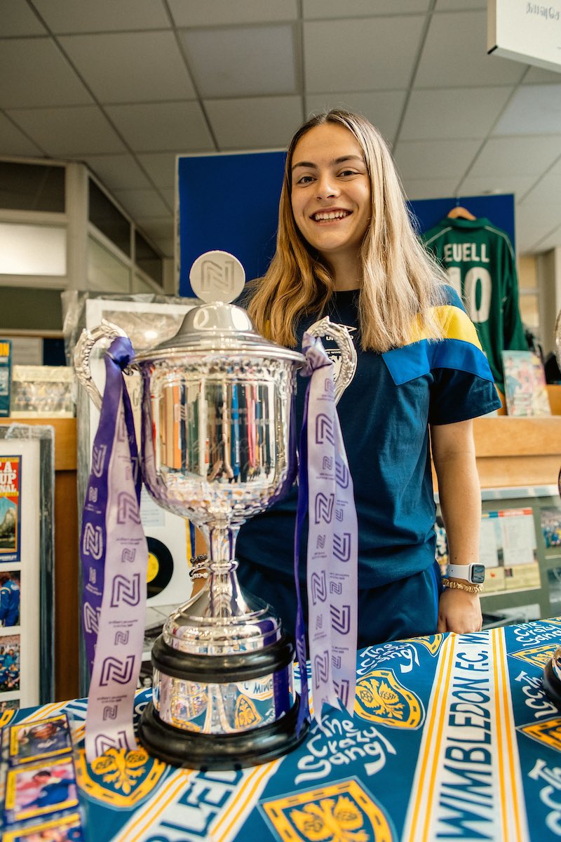 On Sunday we welcome home our CHAMPIONS, <a href="/afcw_women/">AFC Wimbledon Women</a>! 🏆👏 

Make sure you’re there in person to cheer on the team at the Cherry Red Records Stadium (2pm kick-off vs <a href="/LewesFCWomen/">Lewes FC Women</a>) 🏟️ 

Buy your ticket here and help to pack out Plough Lane! 👉 tinyurl.com/m2n7wy2b

#AFCW 🟡🔵