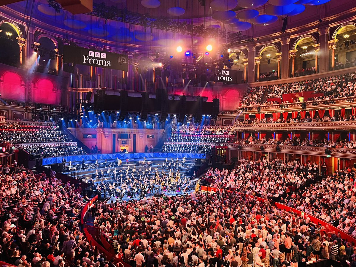 Sam Jackson (@classicjacko) on Twitter photo The <a href="/RoyalAlbertHall/">Royal Albert Hall</a>, full to bursting once more as the <a href="/bbcproms/">BBC Proms</a> continues. Tonight: Sir Antonio Pappano conducts the <a href="/londonsymphony/">London Symphony Orchestra</a> <a href="/LSChorus/">London Symphony Chorus</a> <a href="/BBCSO/">BBC Symphony Orchestra & Chorus</a> <a href="/tiffinchoirs/">Tiffin Choirs</a> <a href="/natalyaromaniw/">Natalya Romaniw 🇺🇦🏴</a> <a href="/fatboyclayton/">Allan Clayton</a> and Will Liverman in Britten’s War Requiem. Live <a href="/BBCRadio3/">BBC Radio 3</a>, any time <a href="/BBCSounds/">BBC Sounds</a>. The <a href="/RoyalAlbertHall/">Royal Albert Hall</a>, full to bursting once more as the <a href="/bbcproms/">BBC Proms</a> continues. Tonight: Sir Antonio Pappano conducts the <a href="/londonsymphony/">London Symphony Orchestra</a> <a href="/LSChorus/">London Symphony Chorus</a> <a href="/BBCSO/">BBC Symphony Orchestra & Chorus</a> <a href="/tiffinchoirs/">Tiffin Choirs</a> <a href="/natalyaromaniw/">Natalya Romaniw 🇺🇦🏴</a> <a href="/fatboyclayton/">Allan Clayton</a> and Will Liverman in Britten’s War Requiem. Live <a href="/BBCRadio3/">BBC Radio 3</a>, any time <a href="/BBCSounds/">BBC Sounds</a>.