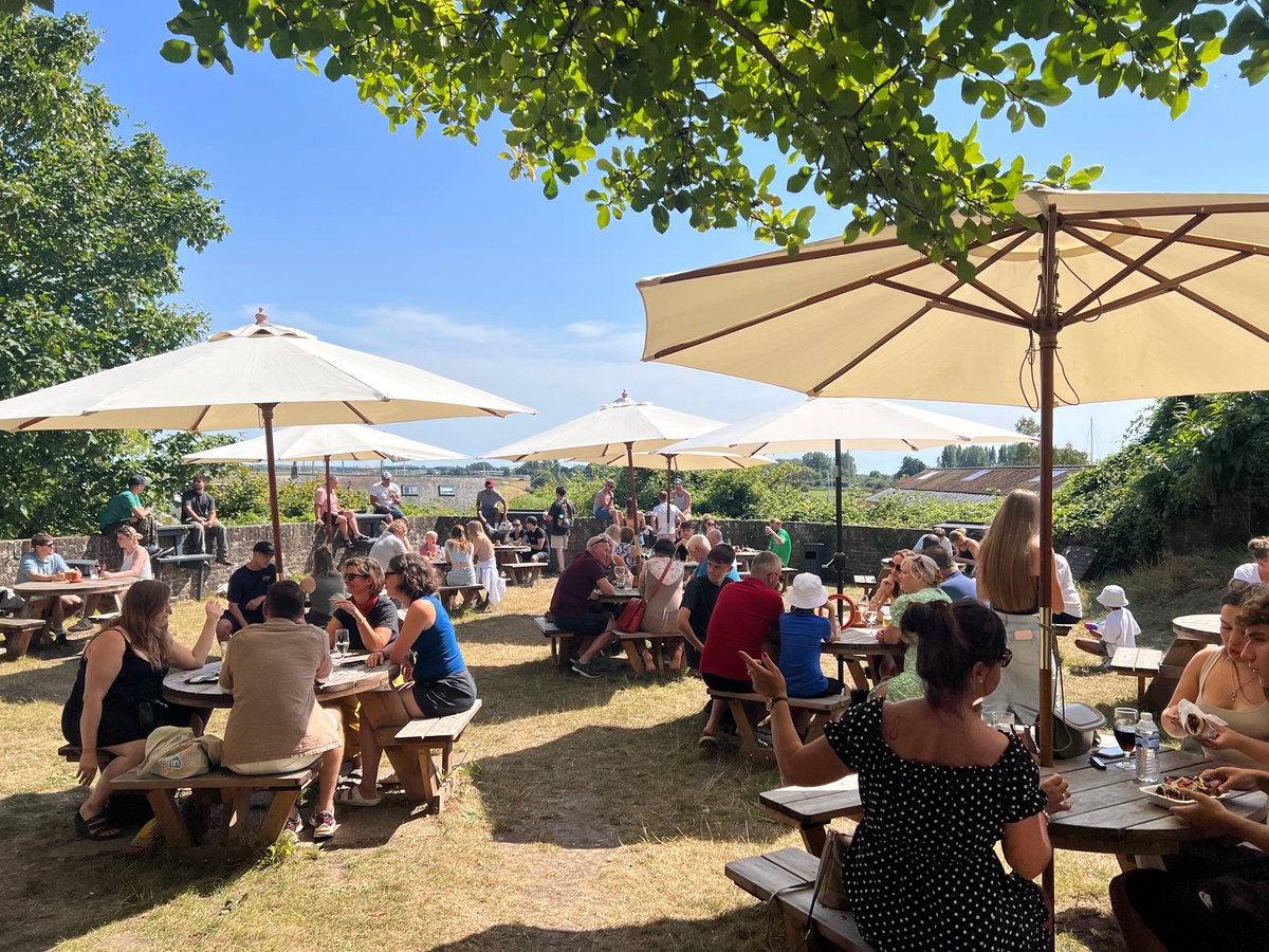 A delightful day in the beer garden