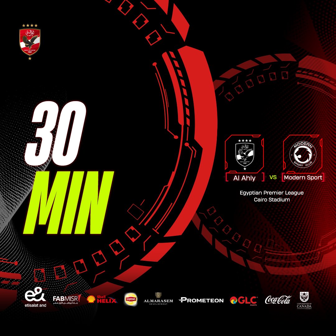 AlAhlyEnglish's tweet photo. 🕞 '30

Al Ahly 0️⃣

Modern Sport 0️⃣ https://t.co/f9wEZUBPe2