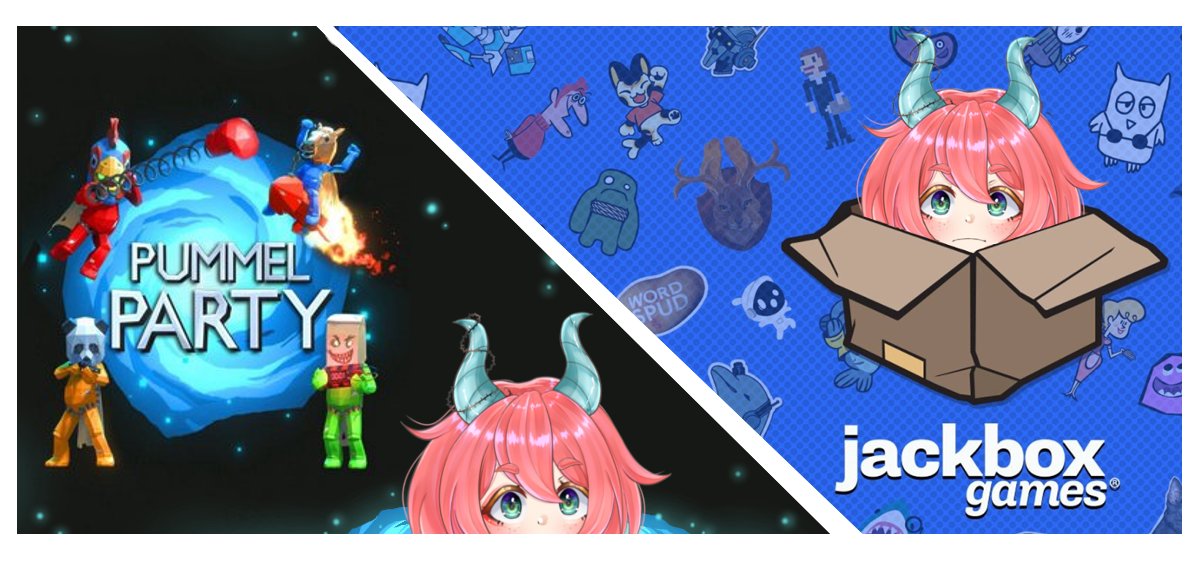 MythiccaVT's tweet photo. Officially live! 🔴

Time for the first collab back to sum up our stream return week! 🎉

Come join the chaos w/ @galrung, @RealDoskii, @wombatinncombat, @Rainbow_Wubs43, @BlackCatNova_, @Reiji_Tsukigata, @EdenArkose, @ItsYuiNya and I!

Links below>> https://t.co/BHT4KyDChQ