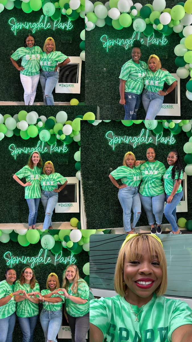 TeacherBAEInc's tweet photo. A sea of green invaded @APS_SPARK yesterday! The FIRSTIES were the lunchroom champs for the week 🏆, they engaged in a chloroplasTIC experiment 🌱🧪🔬and the SPARK https://t.co/3C0ShbaHIT united for some much needed #selfCare 💚🫶🏽 #WeAreSPARKling ✨🌱 https://t.co/FuwXWPhZte