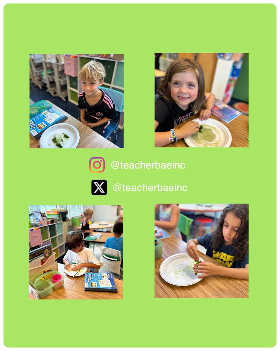 TeacherBAEInc's tweet photo. A sea of green invaded @APS_SPARK yesterday! The FIRSTIES were the lunchroom champs for the week 🏆, they engaged in a chloroplasTIC experiment 🌱🧪🔬and the SPARK https://t.co/3C0ShbaHIT united for some much needed #selfCare 💚🫶🏽 #WeAreSPARKling ✨🌱 https://t.co/FuwXWPhZte