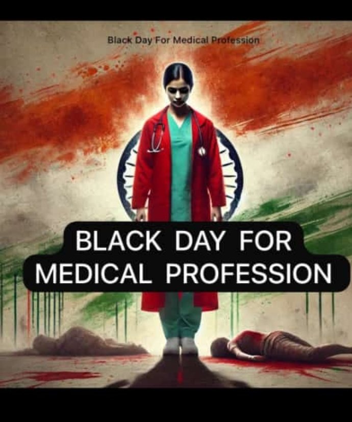 kadakhe's tweet photo. How can this Kolkata rape case be a small one in which an on duty doctor was beaten badly by some brutes and a woman in their own government hospital after drinking alcohol at around 3 am (9th August) when they found her alone. Some brutes pulled her legs in such a way that her pelvic bone broke which is a strong bone of the body which does not break easily. They choked her so hard that her neck bone broke. After that they hit her glasses so hard that the glasses went inside her eyes. They tortured her a lot more. They continued raping her. Even after she died, they raped her dead body too. It is very painful. The government of the place where this incident happened (Bengal, Kolkata) has not done justice till now and is trying to suppress the case. Please make this viral so that she gets justice. And because of this all the doctors of India are on strike.
#justiceformoumitadebnath 
#JusticeForMoumita