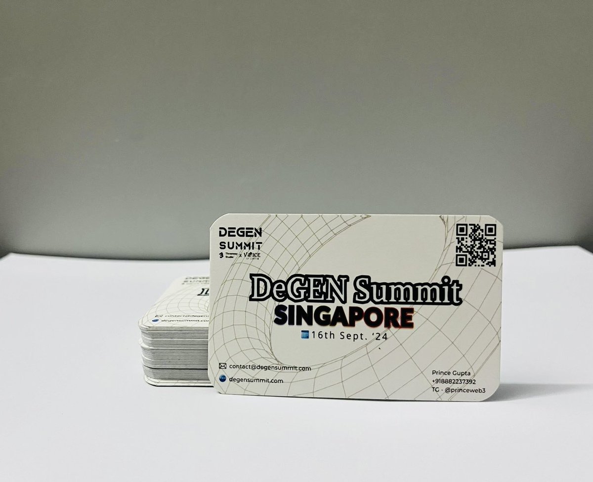 DeGen Summit (@degensummitog) on Twitter photo 🔥Excited to introduce our exclusive sneak peak <a href="/DegensummitOg/">DeGen Summit</a> #merch!👀
Catch us in #Bali, Indonesia for <a href="/CoinfestAsia/">Coinfest Asia</a> to grab some😌
If you're around, don’t be shy, come say hi and let's vibe together! 🌴👋
#event #summit #conclave #indonesia #crypto #web3 #nft #Kol 🔥Excited to introduce our exclusive sneak peak <a href="/DegensummitOg/">DeGen Summit</a> #merch!👀
Catch us in #Bali, Indonesia for <a href="/CoinfestAsia/">Coinfest Asia</a> to grab some😌
If you're around, don’t be shy, come say hi and let's vibe together! 🌴👋
#event #summit #conclave #indonesia #crypto #web3 #nft #Kol