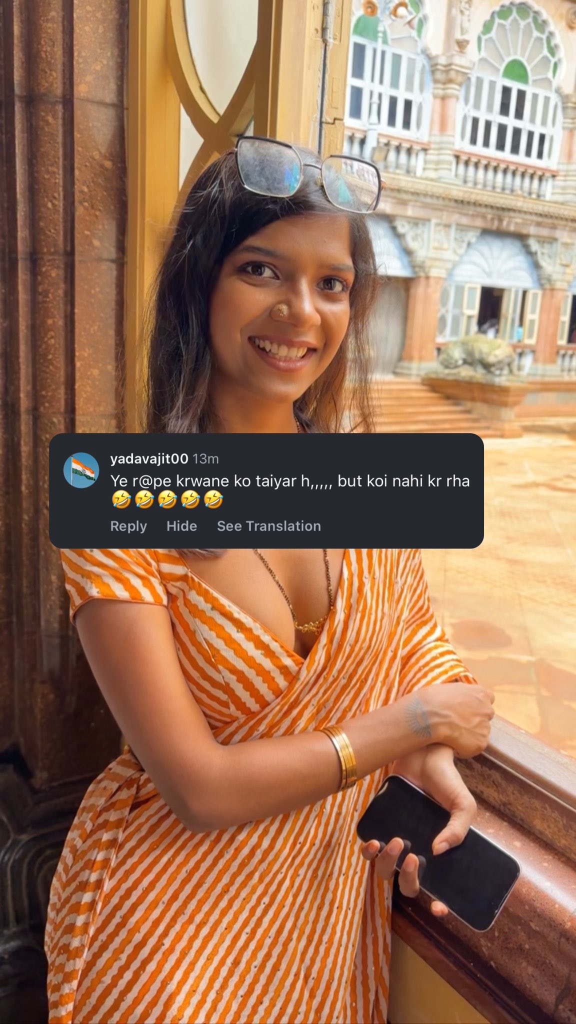 Khyati Shree on X: See his comment and then see his profile picture.  Disrespecting our flag t.coMoDRljHAI9  X