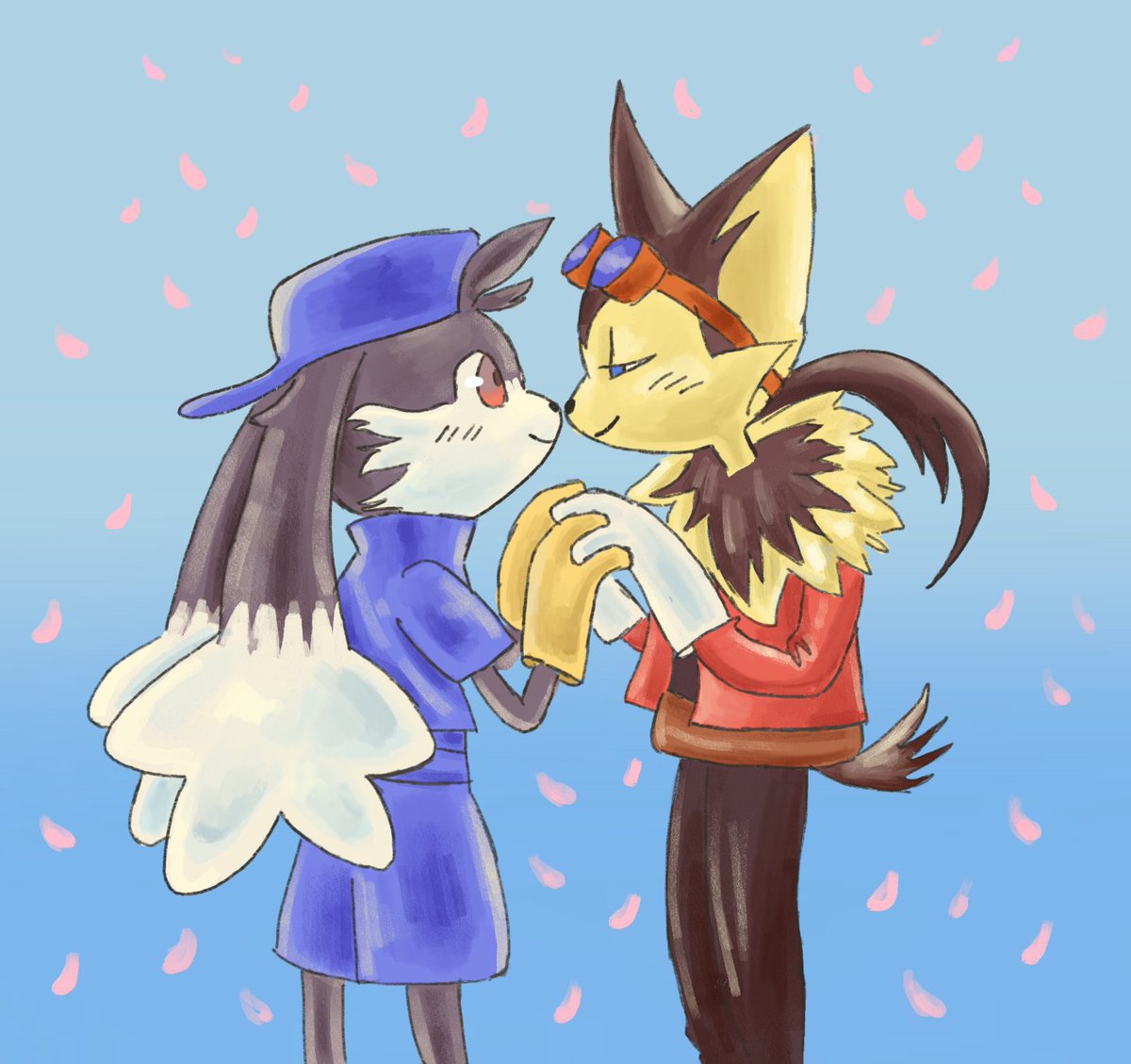 longlad8's tweet photo. it’s the season of love blossoming. #klonoa https://t.co/yC55Gb1iiT