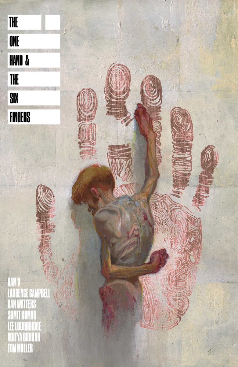 therightram's tweet photo. The One Hand &amp; The Six Fingers are being collected *in intended reading order* from @ImageComics this December.

Here's @an_anandrk 's gorgeous cover for it.

Super proud of this book, its story, the way it pushed format &amp; the reaction it garnered! Don't miss the collection! https://t.co/WalWJ6GBP9