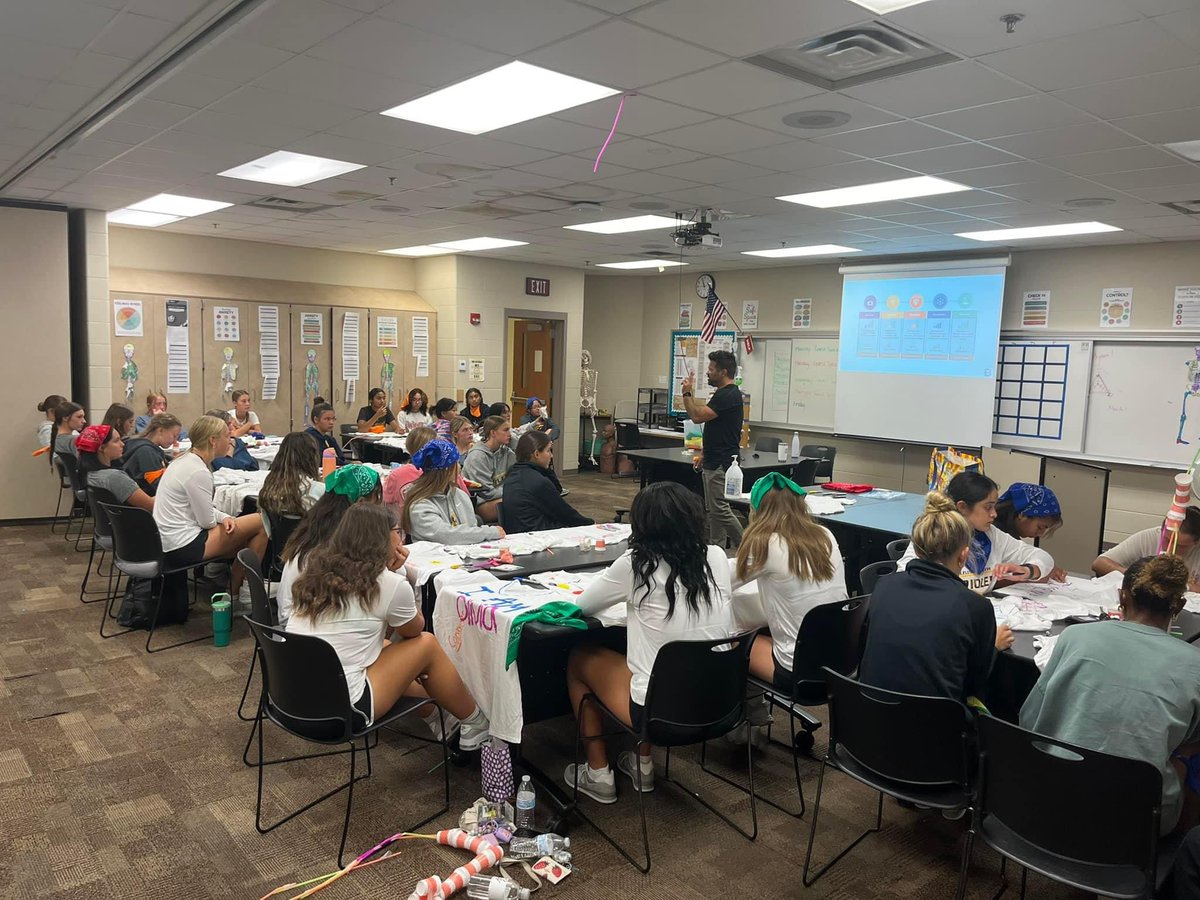 AvonGirlsSoccer's tweet photo. The strongest of teams recognize their strengths, take the time to learn about each otherโs personalities, then pursue purpose. Thank you, Daron J. Earlewine, for the Purpose Driven Paradigm.
#selflessstrength https://t.co/m4rdp19qhZ