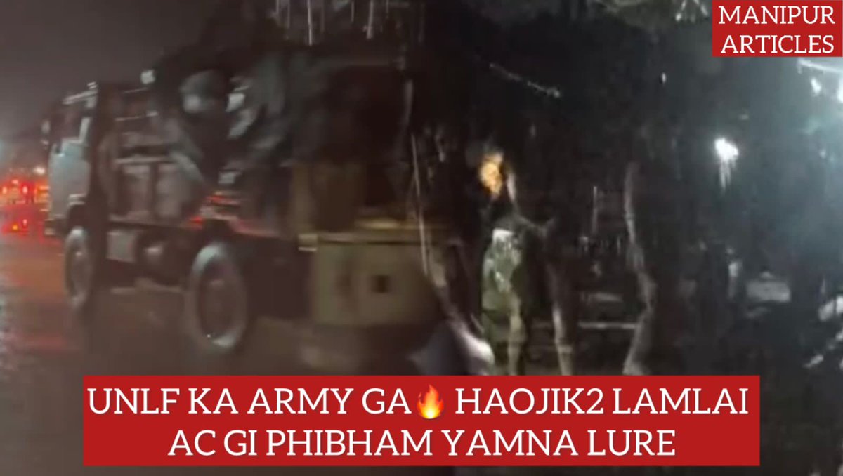 the_singtangpa's tweet photo. 📍Lamlai, Imphal East, Manipur
Meitei insurgents UNLF-MPA are confronting the Indian Army.
This is not the first time such confrontation took place. 
This is the reason why meiteis are protesting for the removal of Assam Rifles from Manipur. 
#MeiteiMilitants #ManipurViolence https://t.co/QtICVwatcG