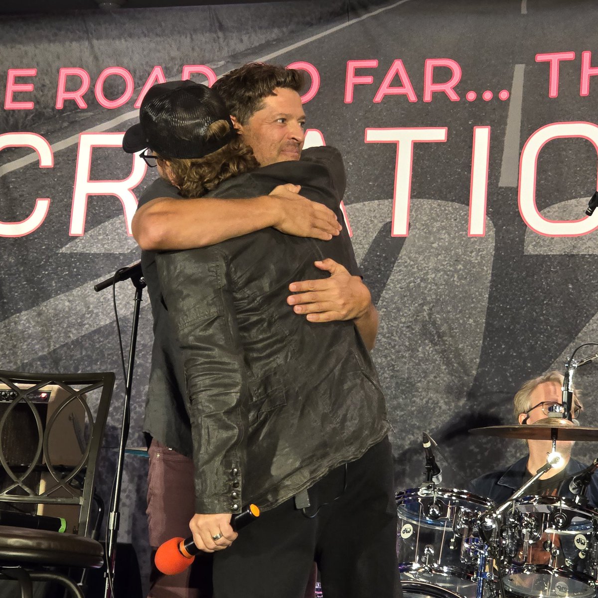A birthday hug from <a href="/dicksp8jr/">Richard Speight, Jr.</a> for <a href="/mishacollins/">Misha Collins</a> #SPNAustin