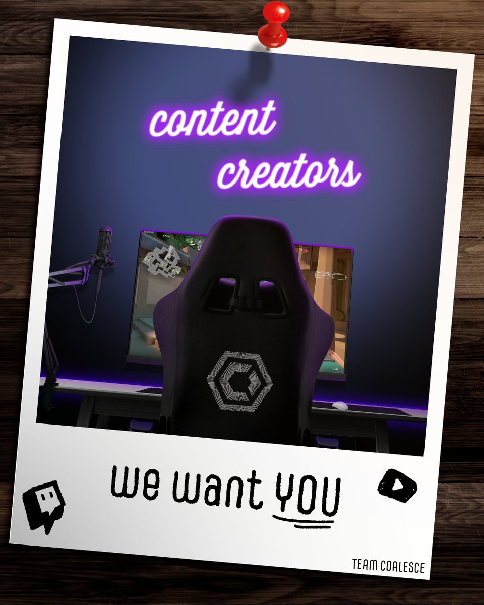 TeamCoalesce's tweet photo. Exciting News for Aspiring Creators! We are seeking new content creators to join our growing content team.🌟 We have some exciting plans and we want YOU to join us on our journey.  Contact us at Hello@TeamCoalesce.com 🔥

#StrongerTogether 💜 https://t.co/jcptU9LVxc