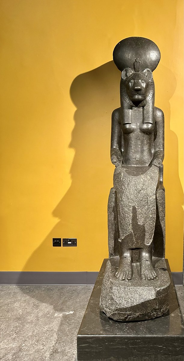 Sekhmet - my favourite Egyptian Goddess 𓁴 

Amazing new exhibition in the Liverpool World Museum! Highly recommend 
.
.
.
#Liverpool #LiverpoolWorldMuseum #AncientEgypt #Sekhmet