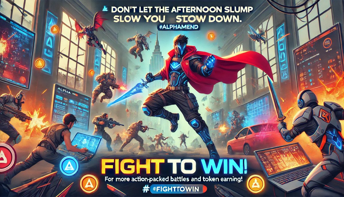 alphameld's tweet photo. 🌤️ Don't let the afternoon slump slow you down. 

Dive back into #AlphaMeld for more action-packed battles and token earning. 

Fight to win! ⚔️🎮 

#FightToWin #sol #gaming #Blockchain #alphameldtoken #BlockchainGaming #solana #gamefi #alphameldgame #BlockchainInnovation #SolanaProjects