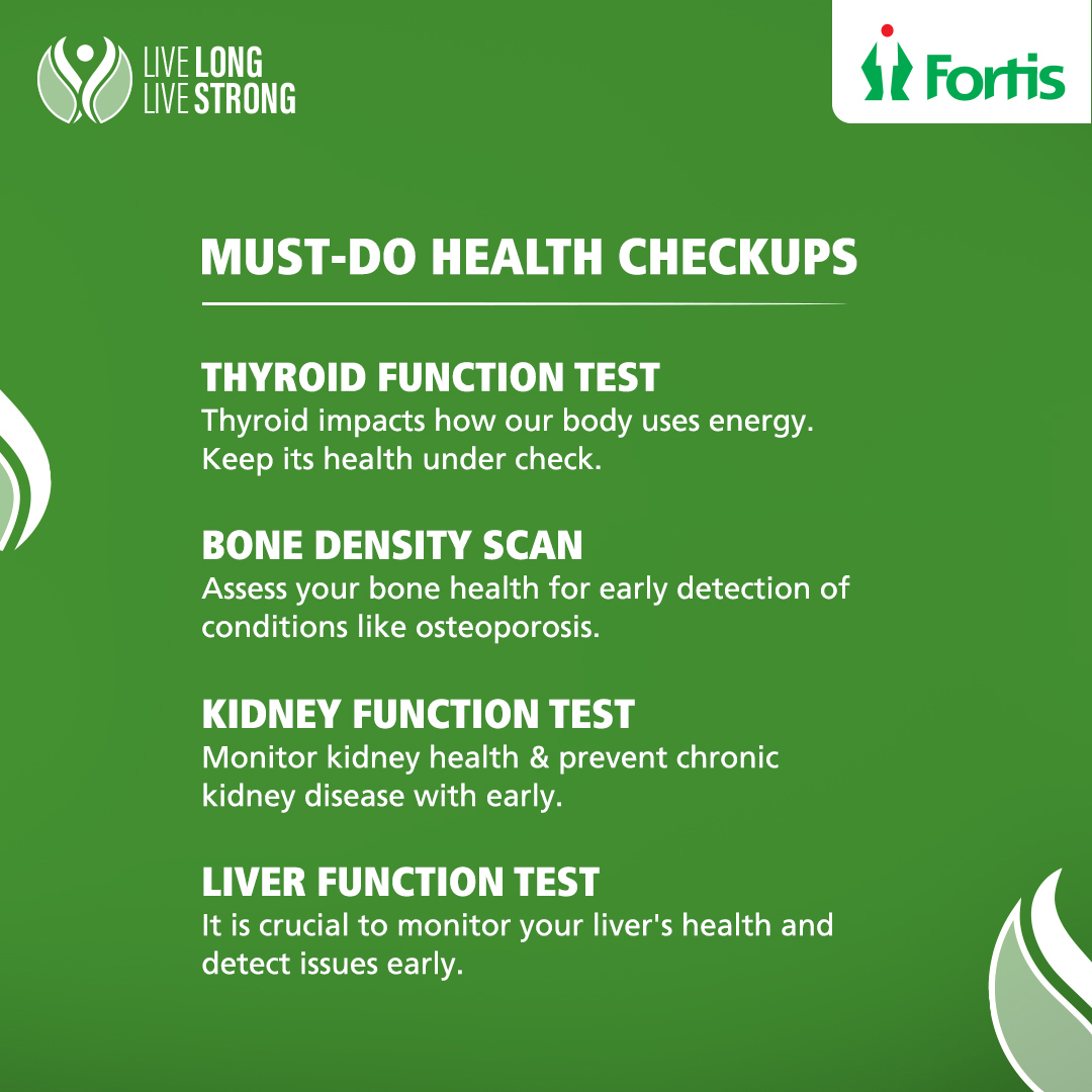 fortis_hospital's tweet photo. Prevention is key to a healthier future. Regular health check-ups catch potential issues early, from blood pressure to kidney health. Don’t wait for symptoms—take charge today.
Learn more: https://t.co/VbPXstH8FP
#LiveLongLiveStrong #AtFortisWeCare https://t.co/rZQ8cgQyrD
