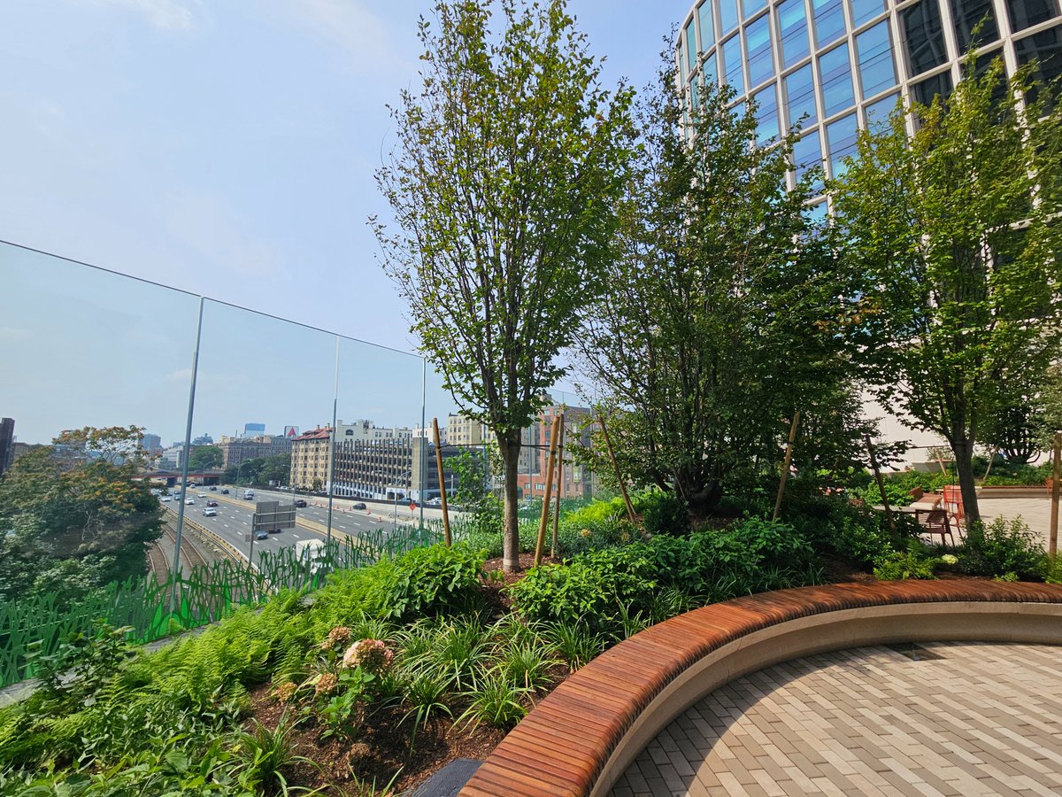 Really nice new public space at Parcel 12