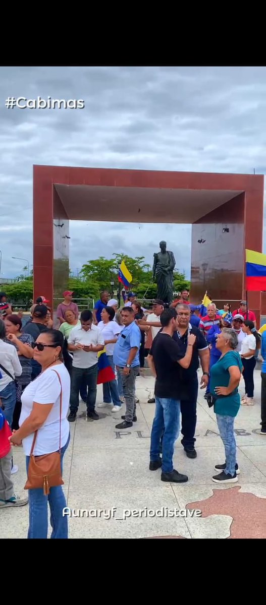 Esta es la concentración de María Corina en Cabimas. Una vergüenza