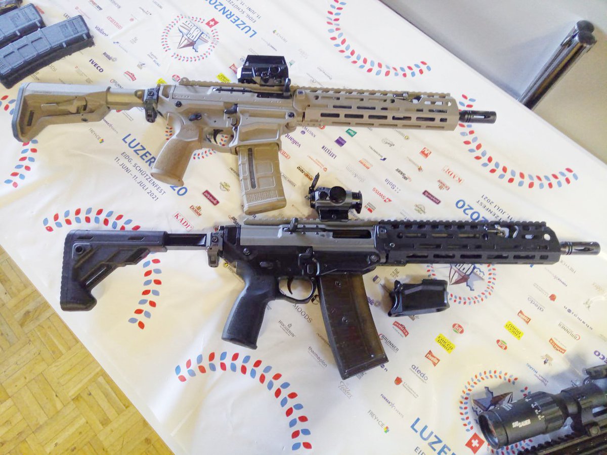 スイス射撃連盟 (SSV) の200周年祭で発表された、SIG SG56X/SG563