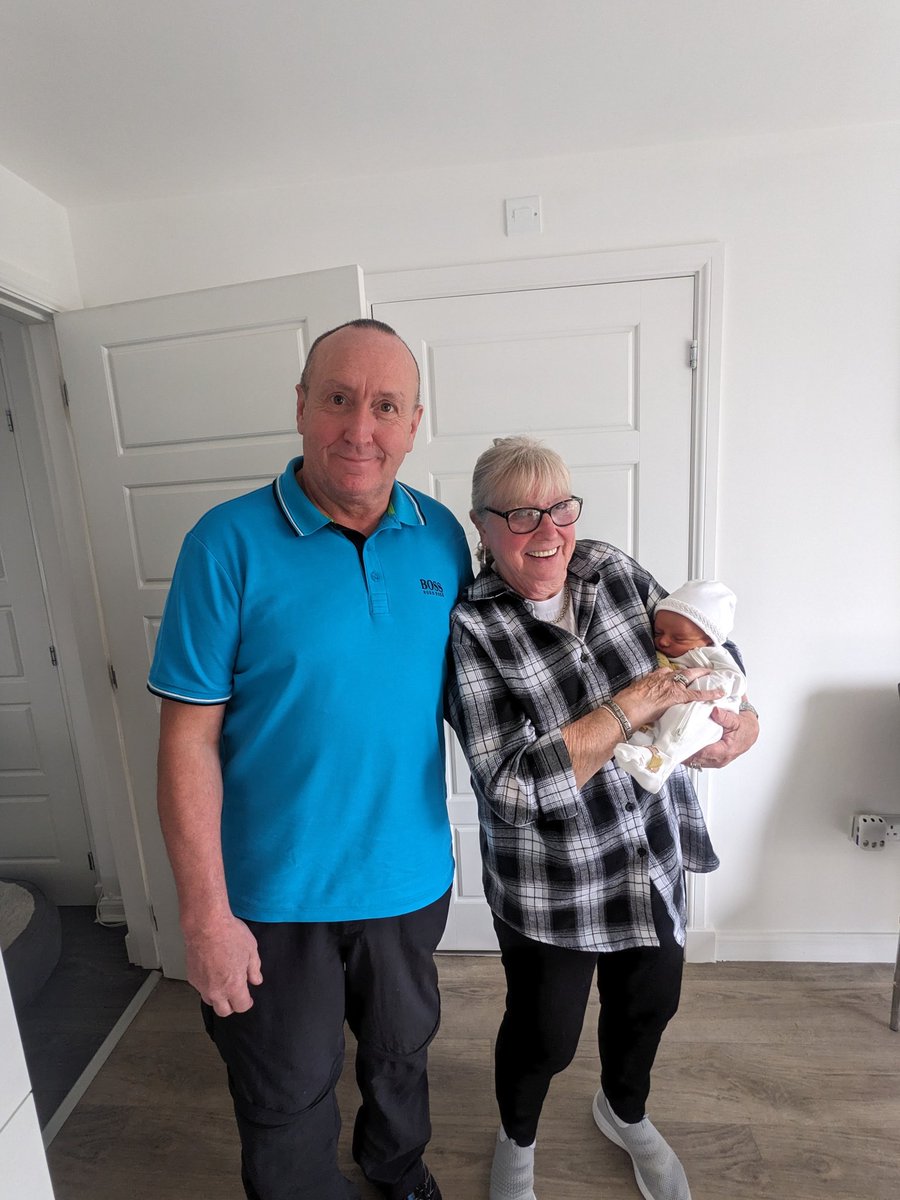 copestinator's tweet photo. So happy to see my grandson and a Great grandson. Can't believe it. 
Jacob my bhoy..
You are most most welcome 💚💚💚 https://t.co/0cJXYe6V9Y