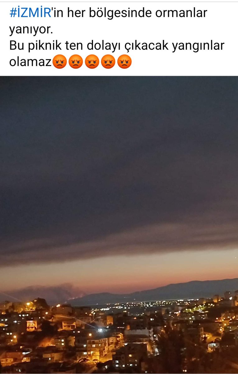 Mustafa74719723's tweet photo. 2,ay oldu,izmir'in her köşesinde bir yangın haberi geliyor.gökyüzü yamanlar be çiğli yangınlarına ötürü gök yüzü kara duman ile kaplandı. https://t.co/E3VGwmLcPd