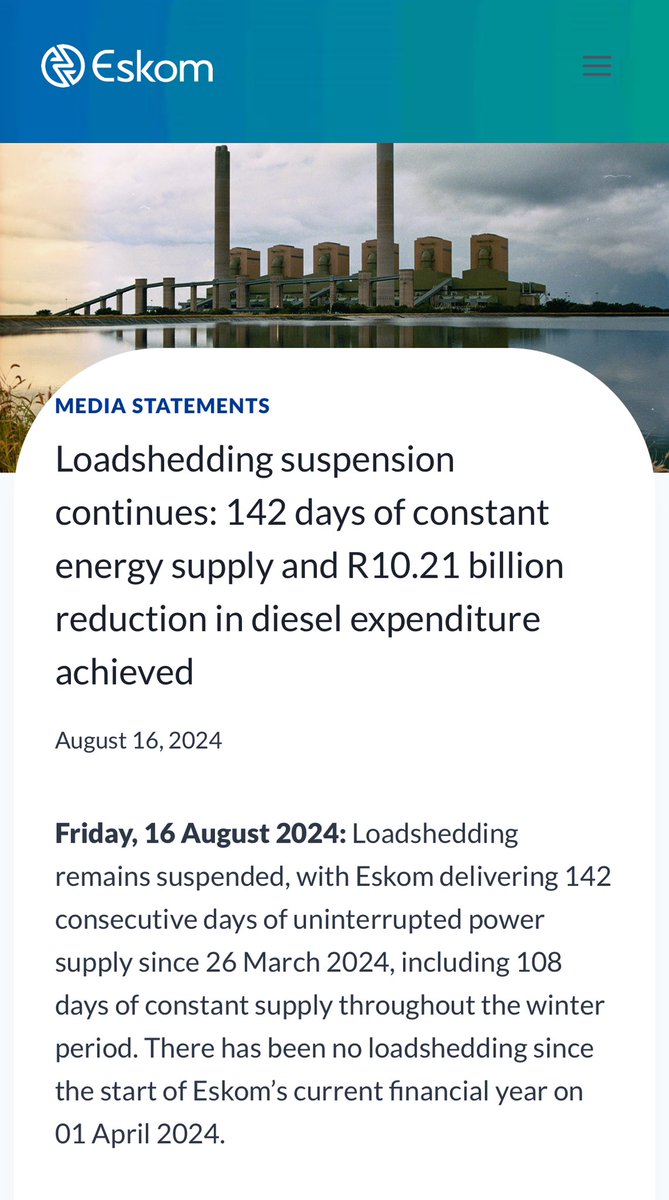 wilkinsoncape's tweet photo. ✅ 142 days without loadshedding.
✅ Rand turned a corner, under R 18 to USD.
✅ SA bond yields turned a corner, under 10%.
✅ Stable coalition gov with massive parliamentary majority.

Anyone else feeling cautiously positive and optimistic? https://t.co/JRTqp2XKKR