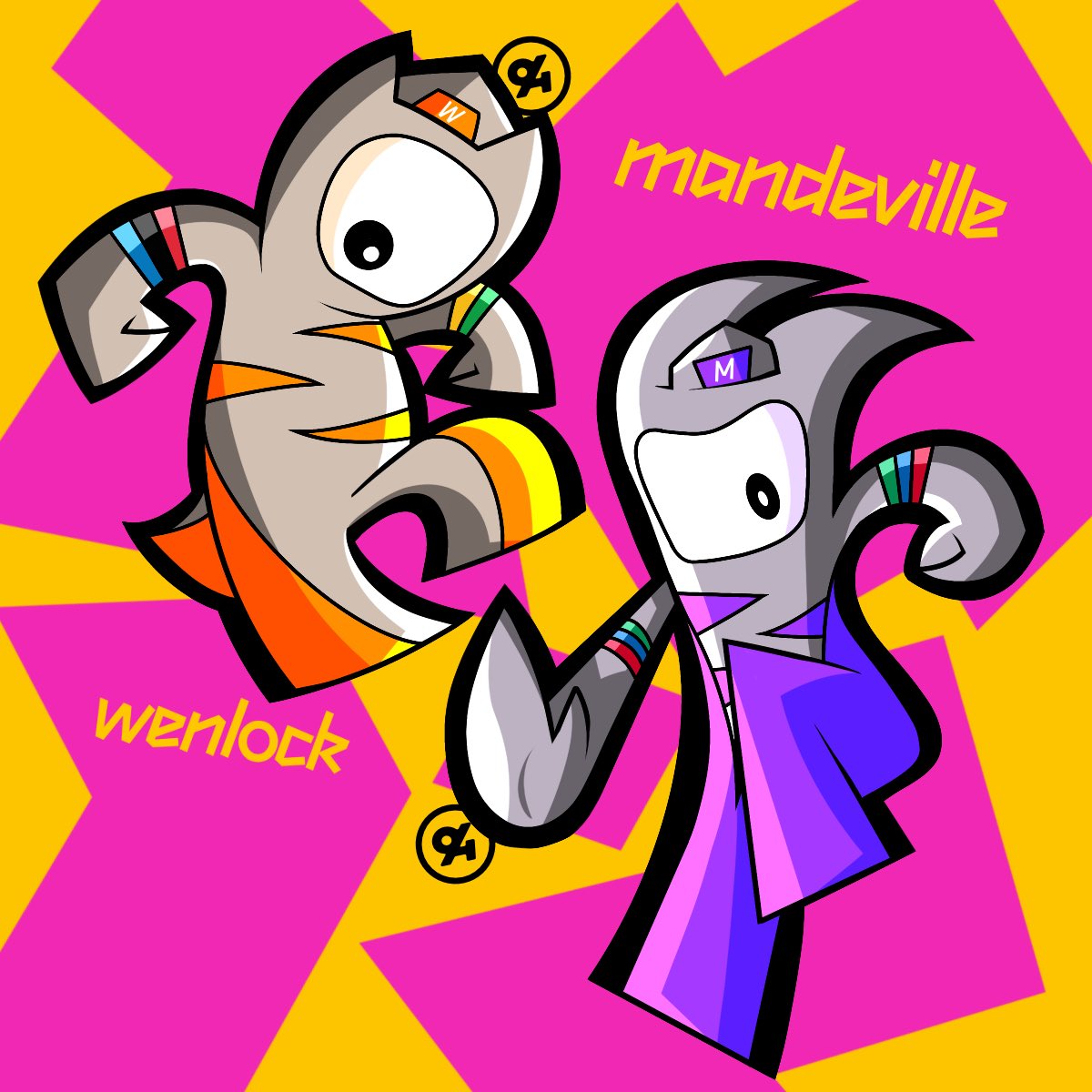 RMaster94's tweet image. “Who knows how far you can go when you travel on a rainbow?”
Loved these guys back then, but I always felt like they worked better in 2D.
#London2012 #Wenlock #Mandeville #Olympics #RM94