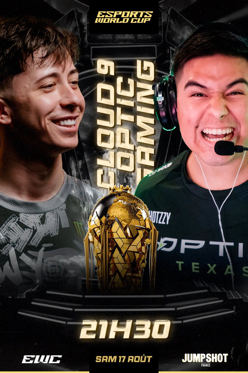 JumpShotFrance's tweet image. Une finale avant l&apos;heure ? 🆚🤩 #EWC2024 @OpTic | @C9COD_