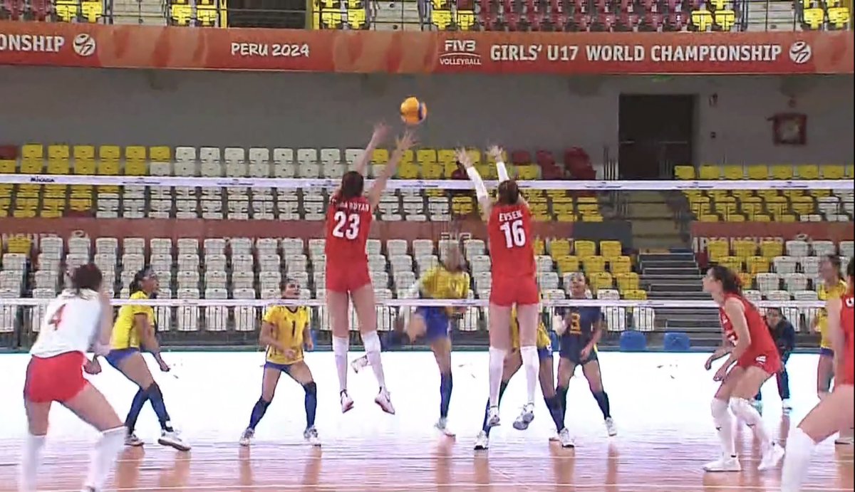 DiegoArcos14's tweet photo. Descomunalmente sorprendido de la actitud y nivel competitivo de Ecuador en debut de mundial d volley U17
Se miden a una potencia d volley mundial como Turquía, equipo q las supera en talla, pero no en ganas. Turquía ganó 1er set 25/18 pero Ecuador juega a nivel muy interesante https://t.co/xnvT3vkZkx