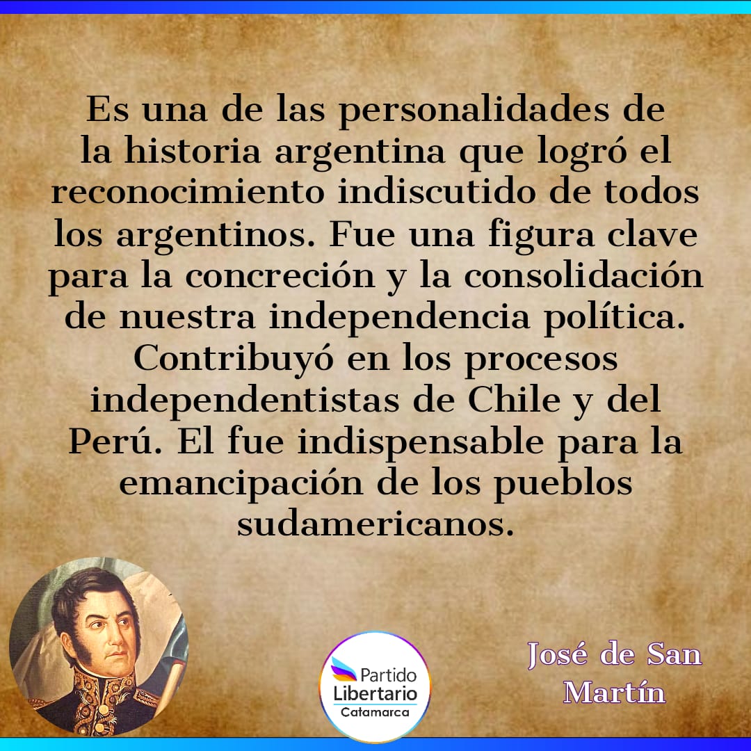 PL_Catamarca_'s tweet photo. Aniversario José de San Martín paso a la inmortalidad. https://t.co/zQYItIXnFZ