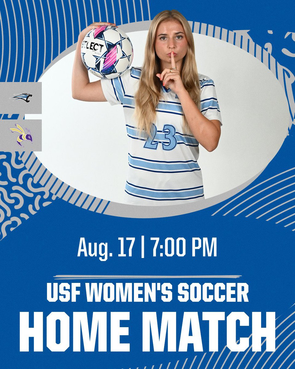 sfcougars's tweet photo. WSOC⚽️: Help us celebrate the 30th anniversary of USF women’s soccer &amp; the start of the 2024 season tonight! 

🆚 : Defiance
📍 : Fort Wayne, Ind. 
⏰ : 7:00 PM
📺 : https://t.co/ztbRfWQLp4
📊 : https://t.co/RWNTiTzz8d
🎟️: https://t.co/a6VC0rbNdt

#RollCougs🐾 https://t.co/7rbxgWOVqb