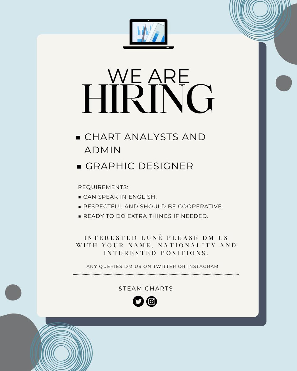 Hello LUNÉ!!
We are now recruiting admins. Interested people kindly check the poster mentioned below and DM us☺️

#andTEAM #LUNÉ <a href="/andTEAM_members/">&TEAM</a> <a href="/andTEAMofficial/">&TEAM OFFICIAL</a>