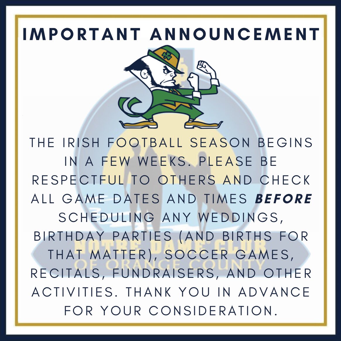 ND Club of Orange Co tweet media