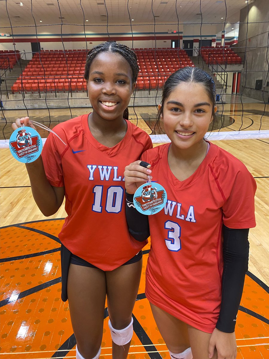 Congratulations to Tianna Stephens &amp; Sloane Criado of <a href="/ywlafwathletics/">YWLA OWLS 🦉</a> for being selected to the FUNKYT🏐WN FESTIVAL All-Tournament Team!!!! <a href="/ywlafw/">YWLA Fort Worth</a>