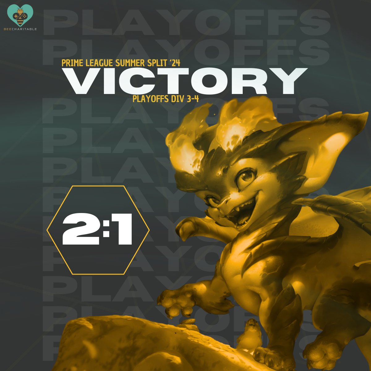BeeCharitableOfficial (@beec_gaming) on Twitter photo The bees have proven that they can survive underwater and will therefore be in the final of the Upperbracket tomorrow ๐
GG and good luck to <a href="/Whalepower_LoL/">Whalepower</a> ๐ณ๐
Each series was super exciting today and definitely too much for our caster duo
#BeeC The bees have proven that they can survive underwater and will therefore be in the final of the Upperbracket tomorrow ๐
GG and good luck to <a href="/Whalepower_LoL/">Whalepower</a> ๐ณ๐
Each series was super exciting today and definitely too much for our caster duo
#BeeC