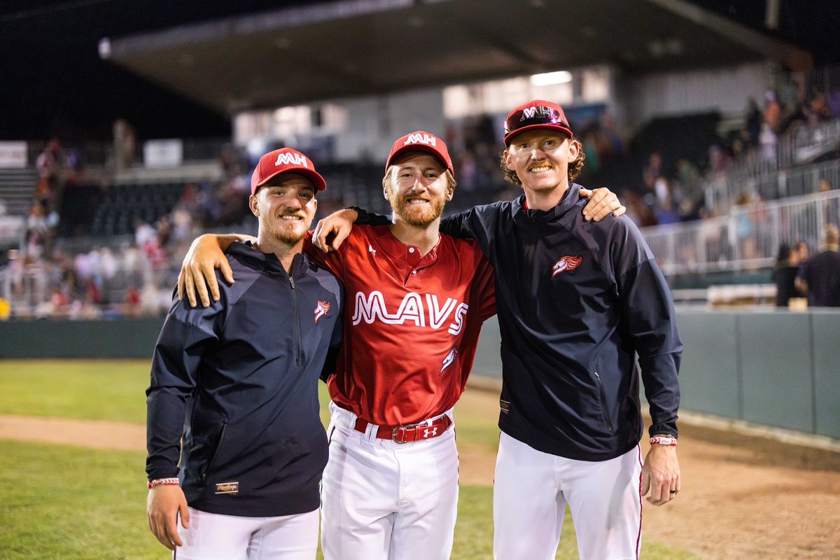 mhmavericks's tweet photo. The Mavericks extend our sincerest thank-you to Head Coach Kevin Mitchell and Assistants Cody Henderson and Tory Nelson.

As Kevin and Cody transition into new year-round roles and Tory begins chiropractic school this fall, we wish them all continued success moving forward. https://t.co/ejQBjEKDXW