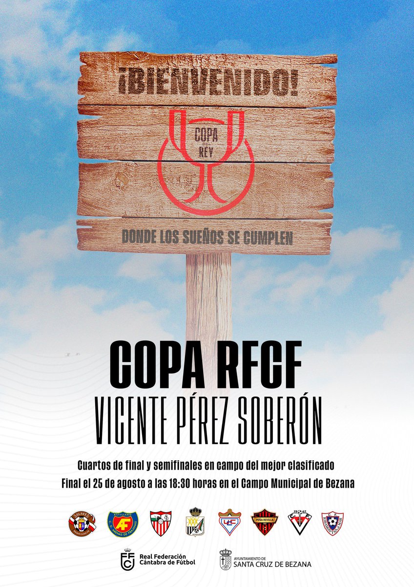 Velarde_CF's tweet photo. ¡Os esperamos mañana a todos para las  semifinales de la Copa Vicente Perez Soberón!

12:30 Vs @UnionClubCartes en El Ansar

¡Todo al rojo! #VamosVelarde https://t.co/akiRWbWWtv