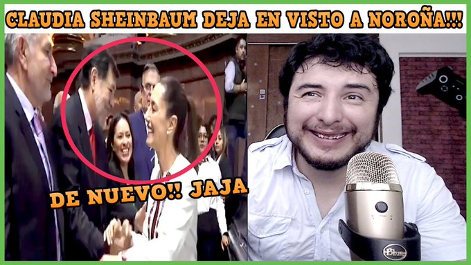 &iexcl;El visto m&aacute;s &eacute;pico de la historia es de Claudia Sheinbaum a Noro&ntilde;a! https://t.co/5nLRg7N8oP #ClaudiaSheinbaum<a href="/tag/claudiasheinbaum"class="tags"><span>#claudiasheinbaum</span></a><a href="/tag/noro%C3%B1a"class="tags"><span>#noro&ntilde;a</span></a>