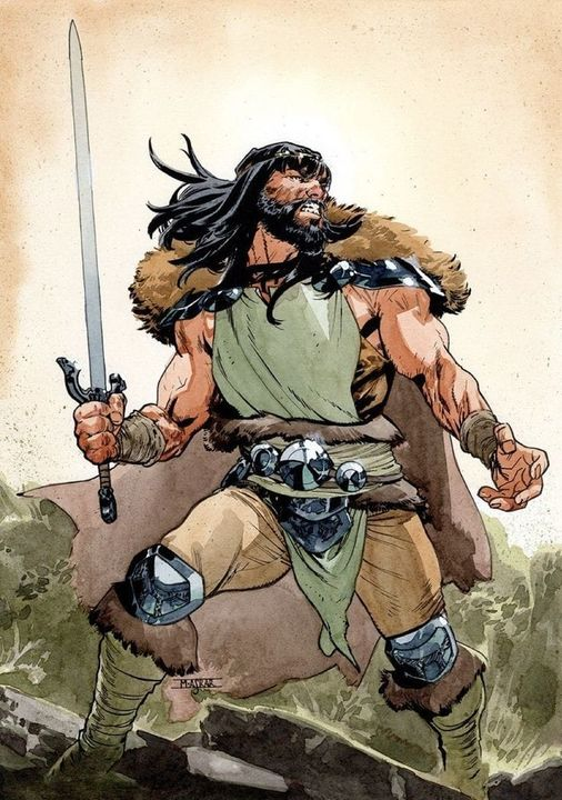 fabiaschi's tweet image. King Conan ready to take on the day!