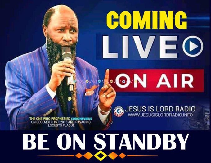 Awillingvessel1's tweet photo. LATEST TIME POSTING*

THE TWO MEGA MIGHTIEST MIGHTIEST PROPHETS OF GOD ARE GOING TO BE LIVE ON AIR BETWEEN 11PM EAT AND 11:30PM EAT WITH A VERY CRITICAL MESSAGE AND NOBODY SHOULD MISS*

https://t.co/rwfA3NxbQS

BE ON STANDBY NOW AND INFORM ALL https://t.co/VRz14nbOIK