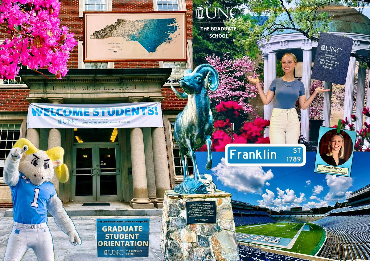 Hannah Henry, M.S. (@hannahahenry) on Twitter photo Highlights from my first week as a PhD student in Earth, Marine, and Environmental Sciences at <a href="/UNC/">UNC-Chapel Hill</a>! 🌍🌊🌺 Thrilled to dive into this journey and advance our understanding of our coastlines! Highlights from my first week as a PhD student in Earth, Marine, and Environmental Sciences at <a href="/UNC/">UNC-Chapel Hill</a>! 🌍🌊🌺 Thrilled to dive into this journey and advance our understanding of our coastlines!