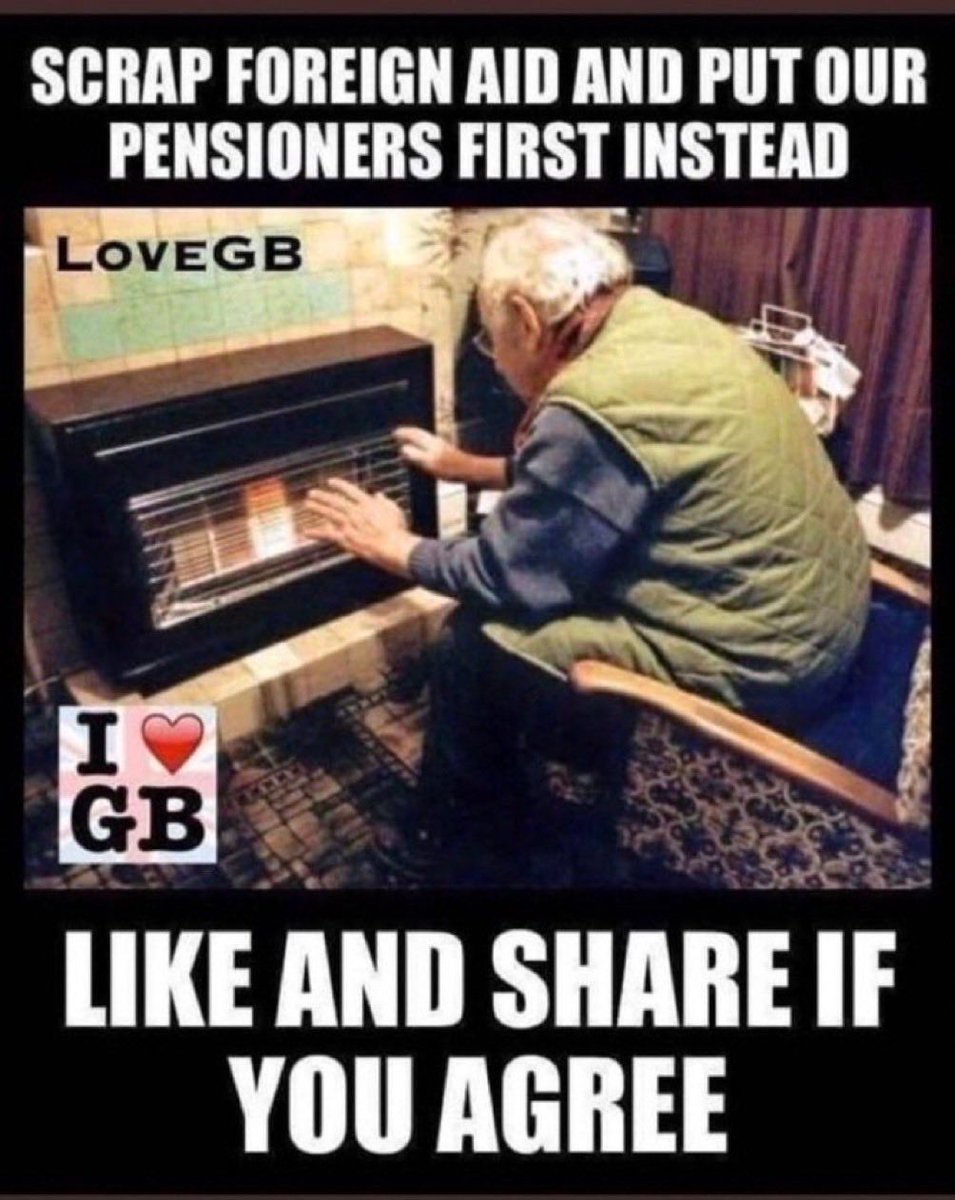 Our elderly should always be put before any foreign aid.