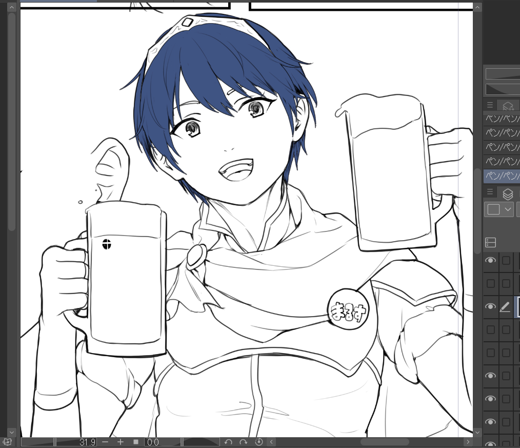 あ～～～～～～～～～～❤❤❤❤❤❤❤❤(描くの幸せすぎる声) 