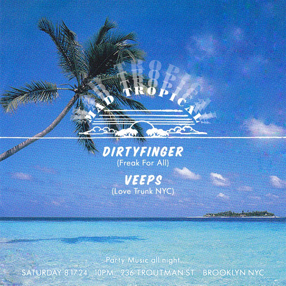 🌴💋 <a href="/MadTropical/">MadTropical</a> tonight w Veeps!
Been all vinyl for years now, Disco and beyond in the back, never a cover. ❤️❤️❤️