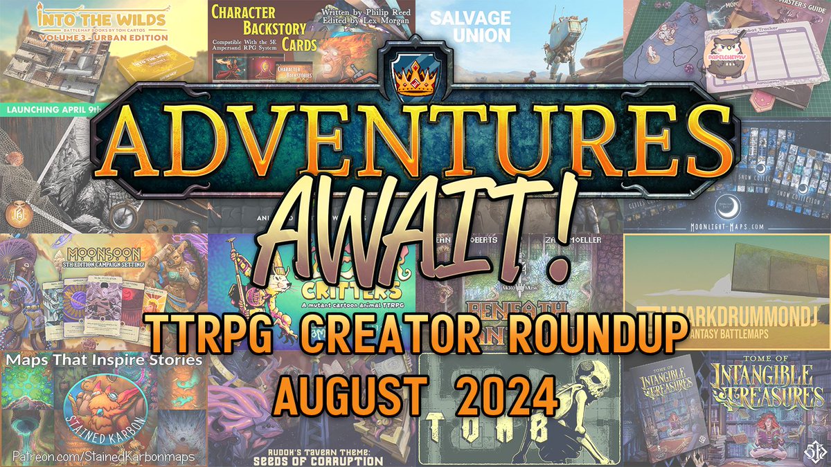 Have a new #TTRPG project you want to tell the world about? I've got spots left in my monthly #newsletter and 12k+ subscribers who would love to know about it! No cost to you! DM me for more info!