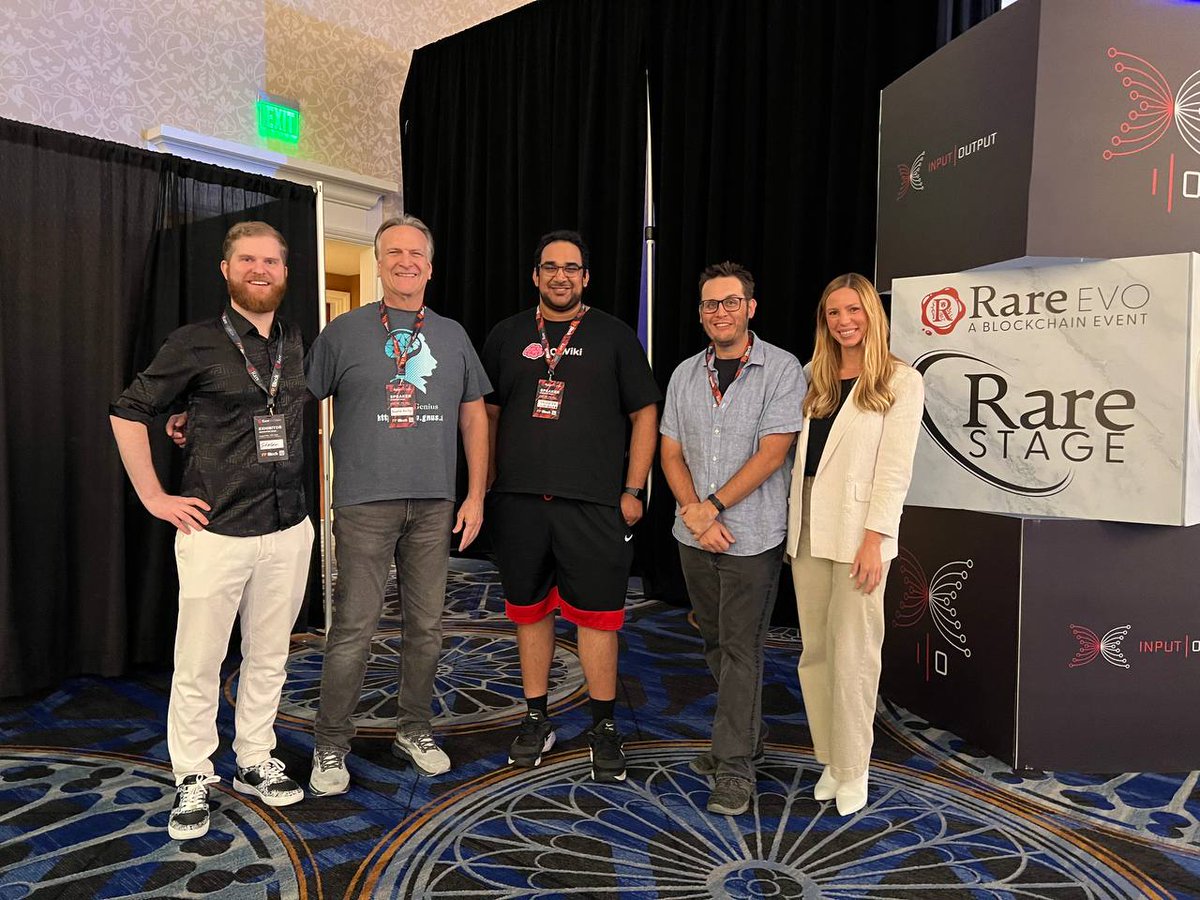 GnusAi's tweet image. We are excited to announce that the #GNUS founder @SuperGeniusEth is at @RareEvo in Las Vegas, sharing insights about our project and the intersection of AI and blockchain alongside an incredible panel of experts, featuring: 

👉 @NavV96  Chief Brain @IQwiki
👉 @RaquelBuscaino…