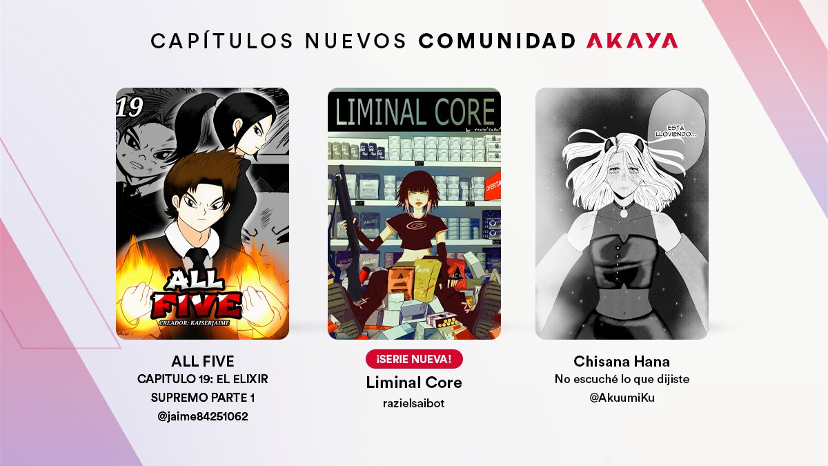AkayaMedia's tweet photo. ⭐Contenido nuevo de la Comunidad AKAYA⭐

¡Sigue a los artistas! 👇
@jaime84251062
raizelsaibot
@AkuumiKu

#Akaya #webcomicartist #acción #shonen #fantasia #distopico #cyberpunk #suspenso https://t.co/XXgqI88P2F